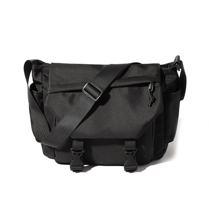 Durable Black Messenger Bag Crossbody Bags Sports Bag for Camping Climbing