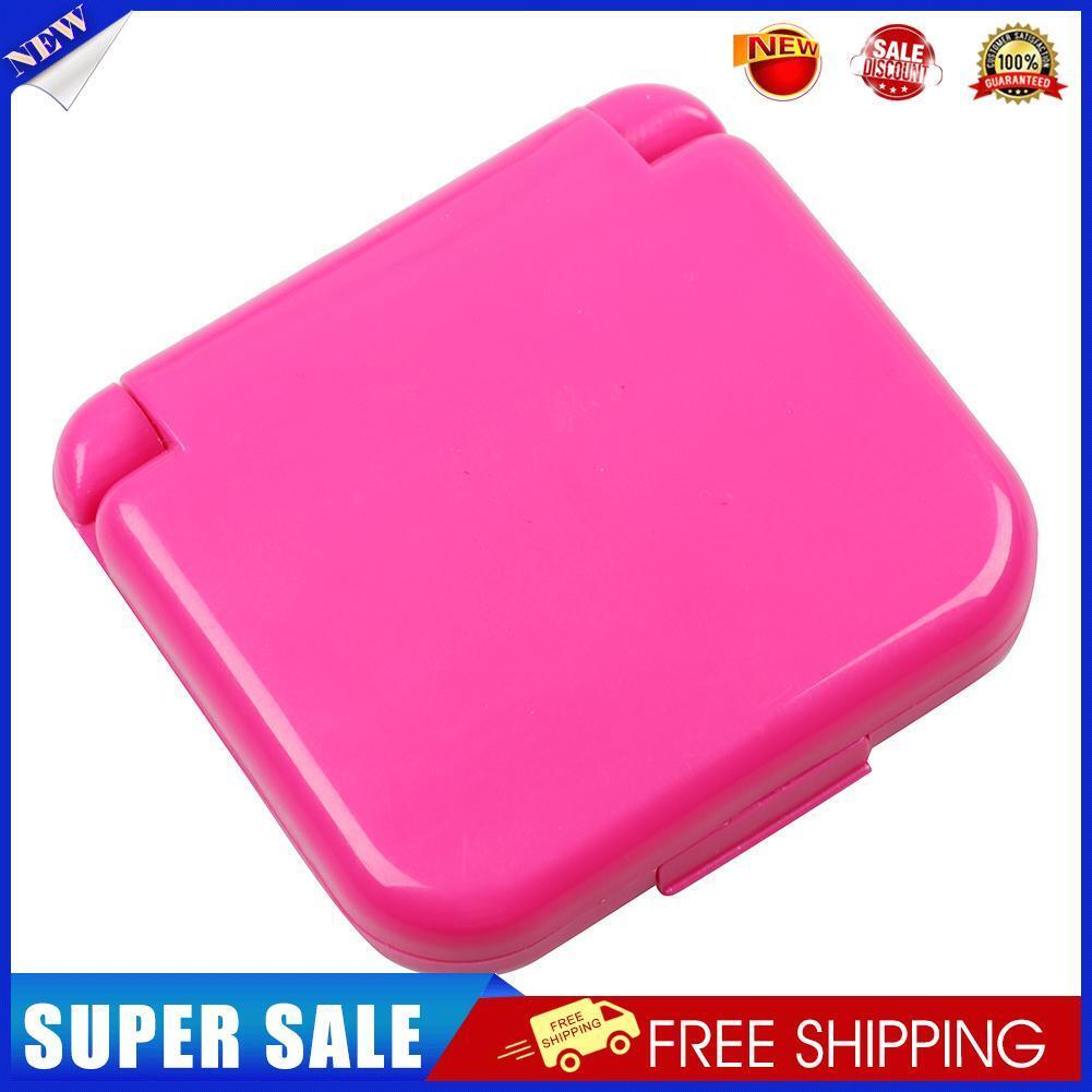 Portable Home Plastic Sewing Kits Needle Threads Box Set Storage Box (Pink)
