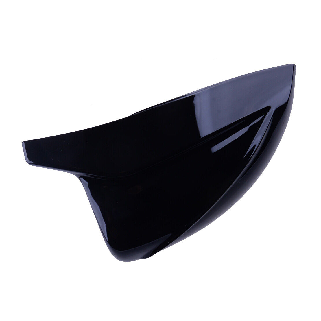 1Pair Glossy Black Side RearView Wing Mirror Covers Fit For Audi A3 S3 2014-2020