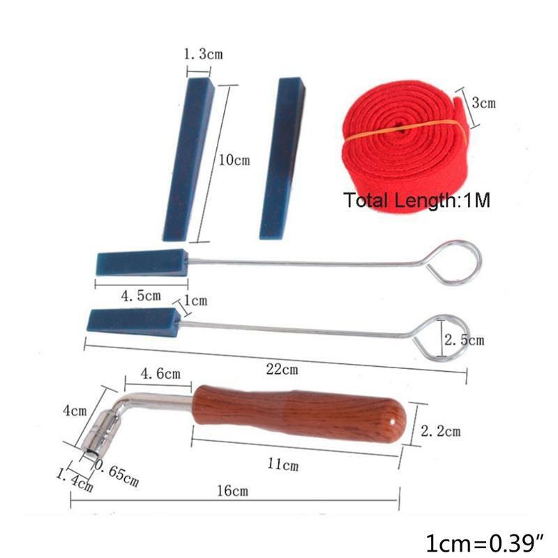 18 Pieces Piano Tuning Tools Kit Professional Piano Tuning Kits Tuning Fork