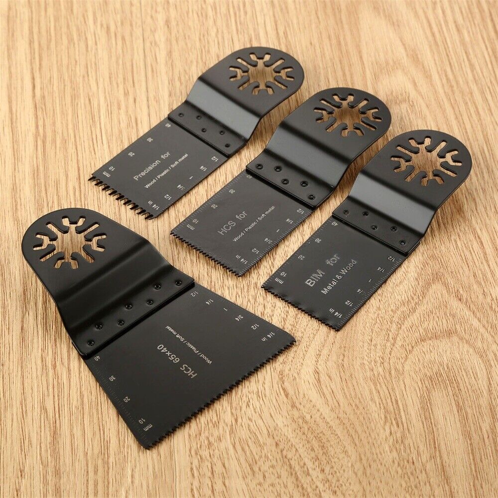 4pcs Oscillating Tool Precision E-cut Bi-metal Saw Blade For Fein Multimaster