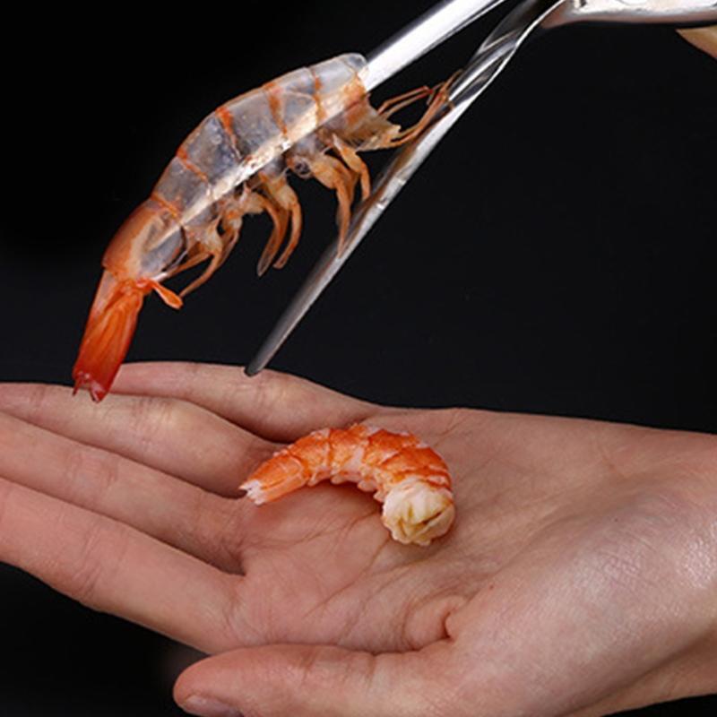 Shrimp Peeler Portable Stainless Steel Shrimp Deveiner Lobster Prawn Peeling