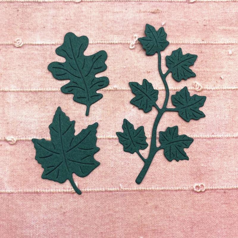 Plane Tree Leaves Die Cuts Plant Cutting Dies for Card Making DIY Album Bookmark