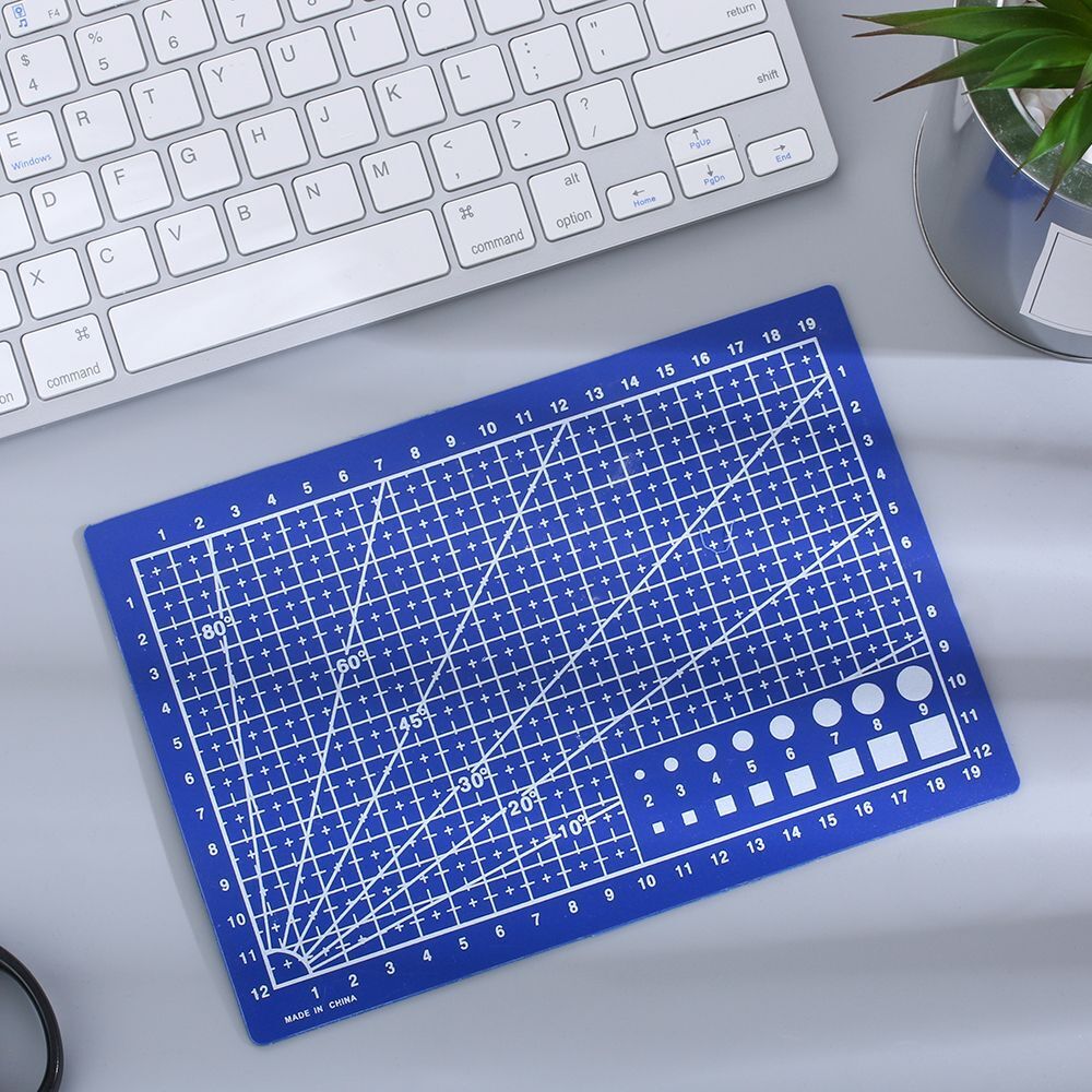 Leather Fabric Sewing Tool Cutting Plate A5 Grid Lines Cutting Mat Paper Board