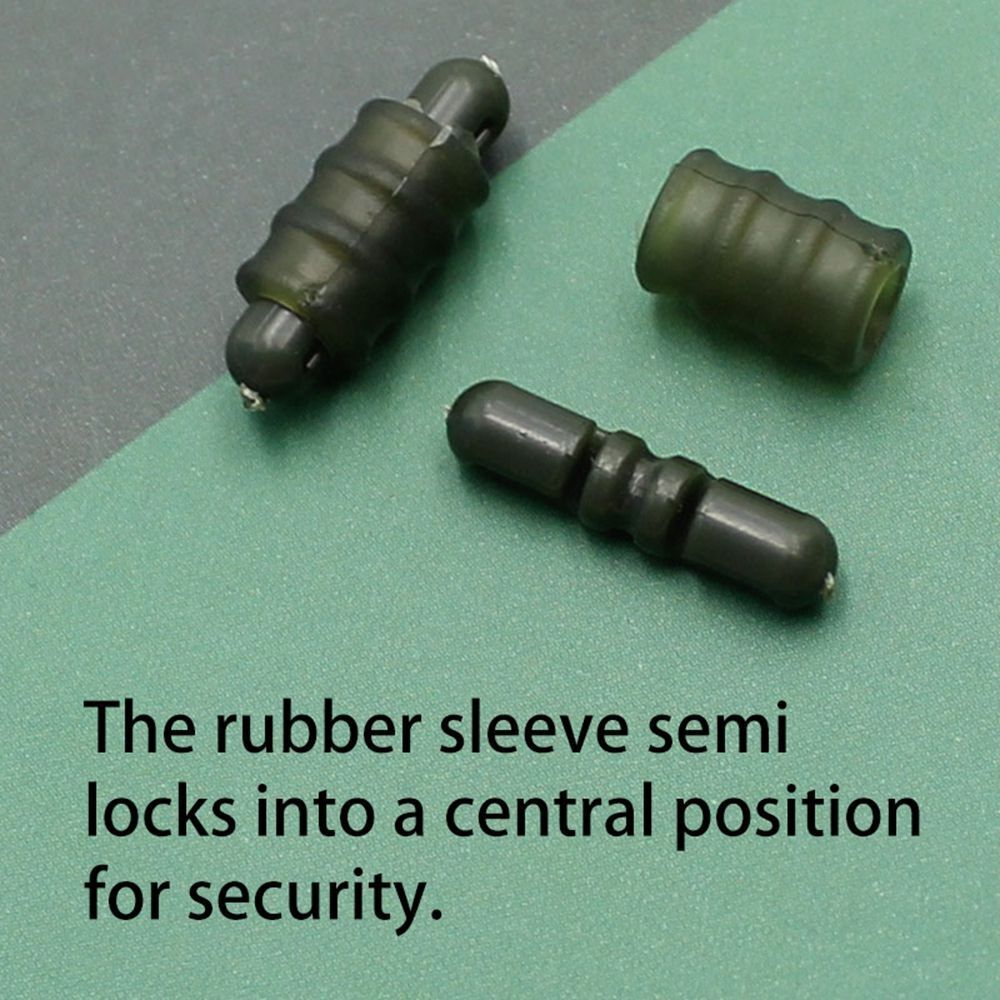Fishing Feeder Line Holder Trough Fishing Rigs Connector Bead Terminal Bead