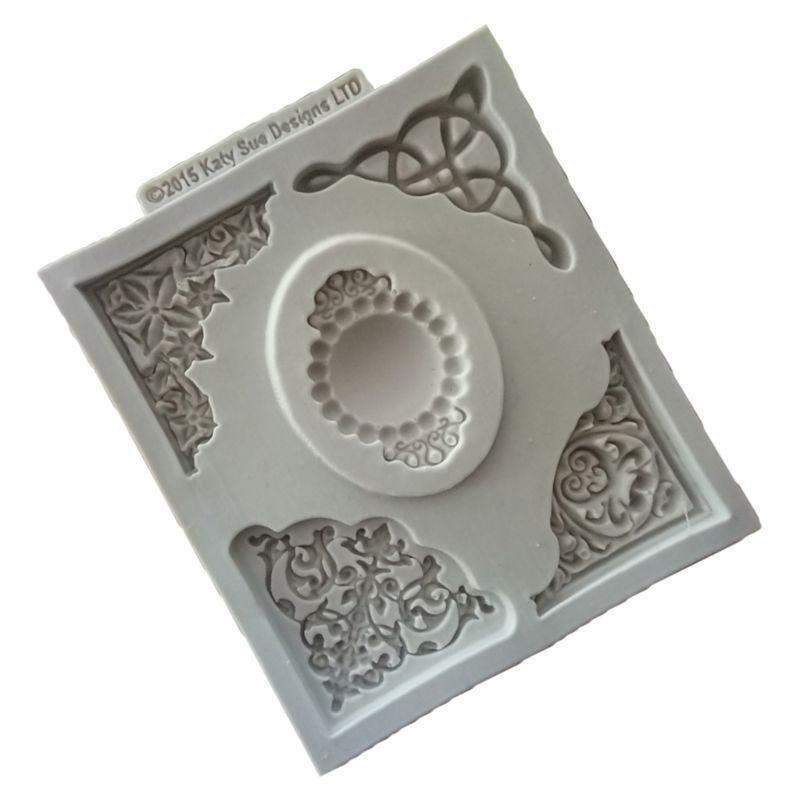 European Lace Embossed Silicone Mold Fondant Cake Mould Decorative Baking Tool