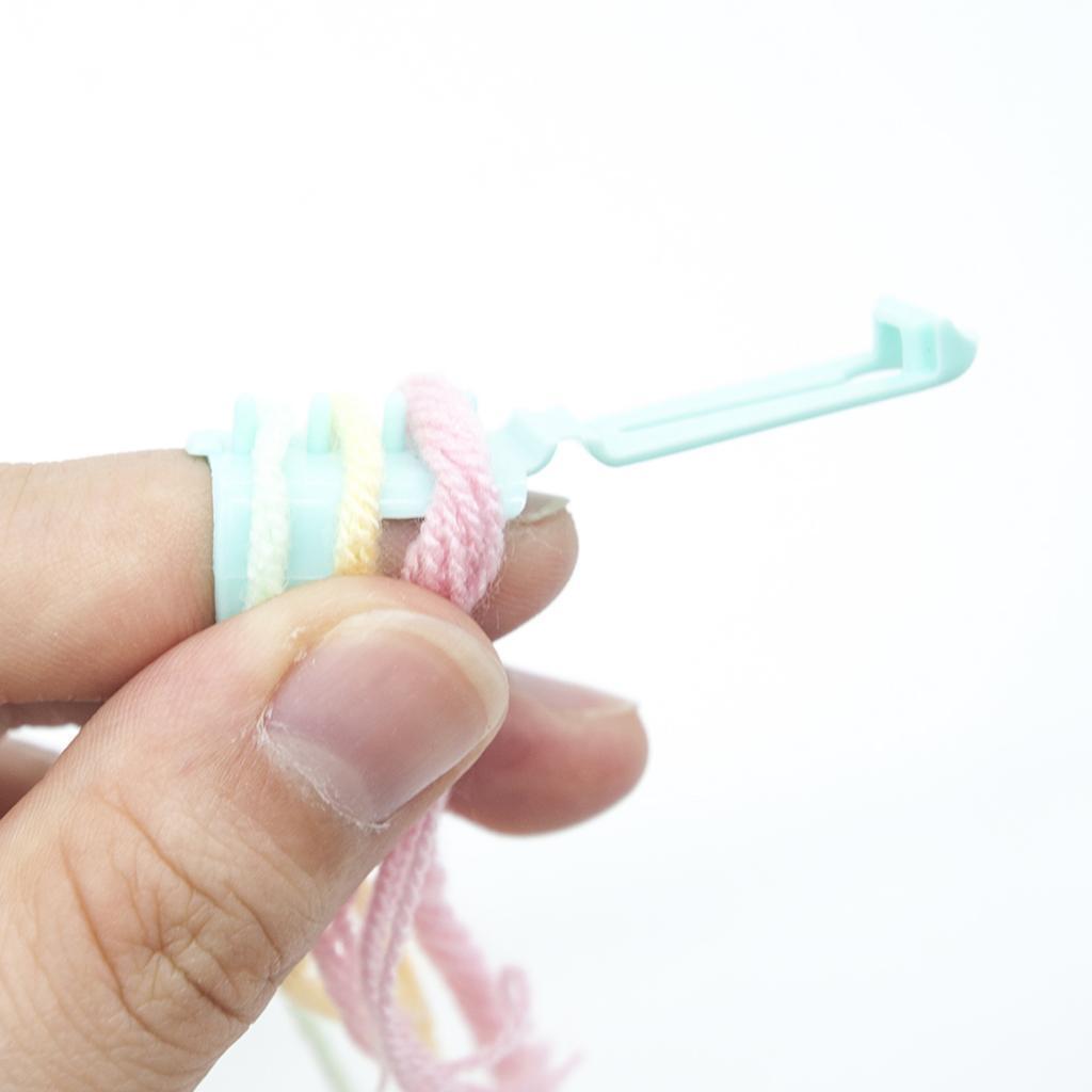 Knitting Thimble 3 Yarn Guides Knitting Braided  Jacquard Wizard