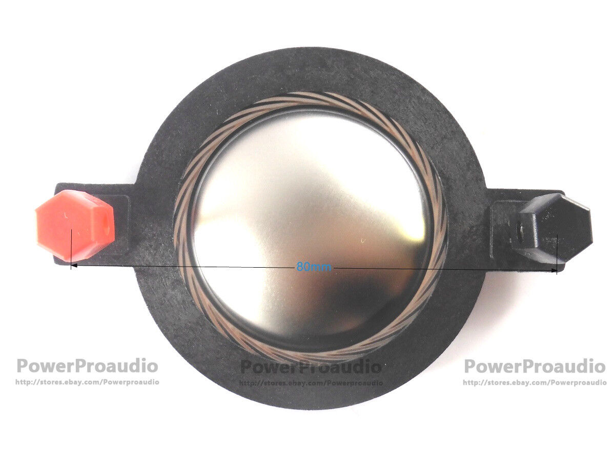 Replacement Diaphragm Voice Coil Repair Kit Titanium VC 44.4mm Flat Wire