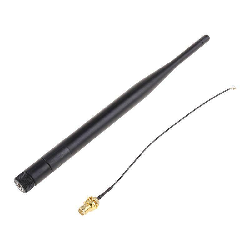 RP-SMA Male 868 MHz 5dBi Wireless Antenna Router Antenna+15cm RP SMA Female to