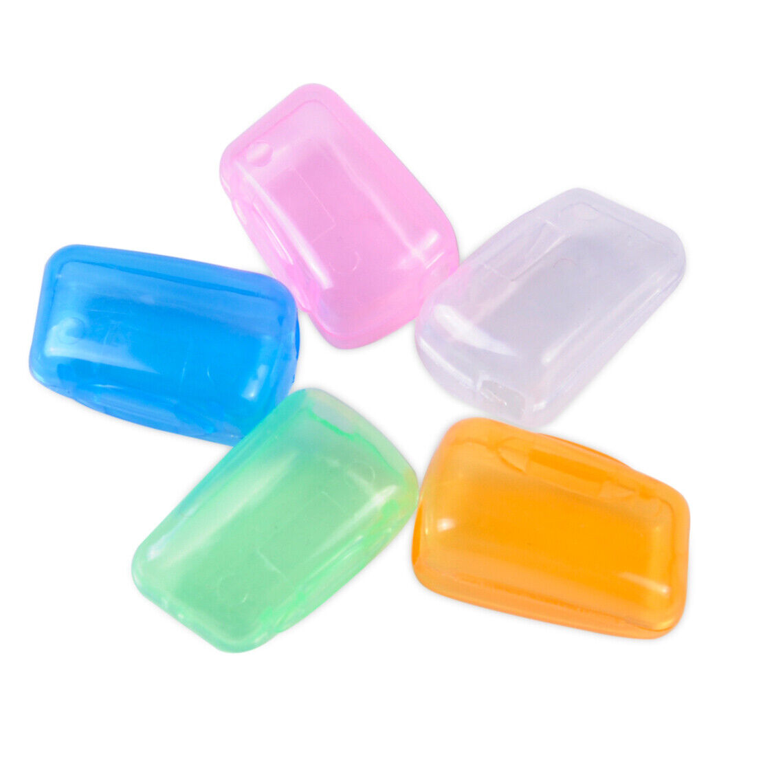 15X Travel Toothbrush Head Cover Holder Clean Box Case Camping Teethbrush Cap Li