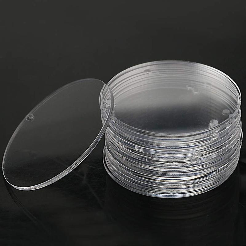 4-Inch Acrylic Keychain Blanks 0.12 Inches Thick Acrylic Circles Clear Disc Orna
