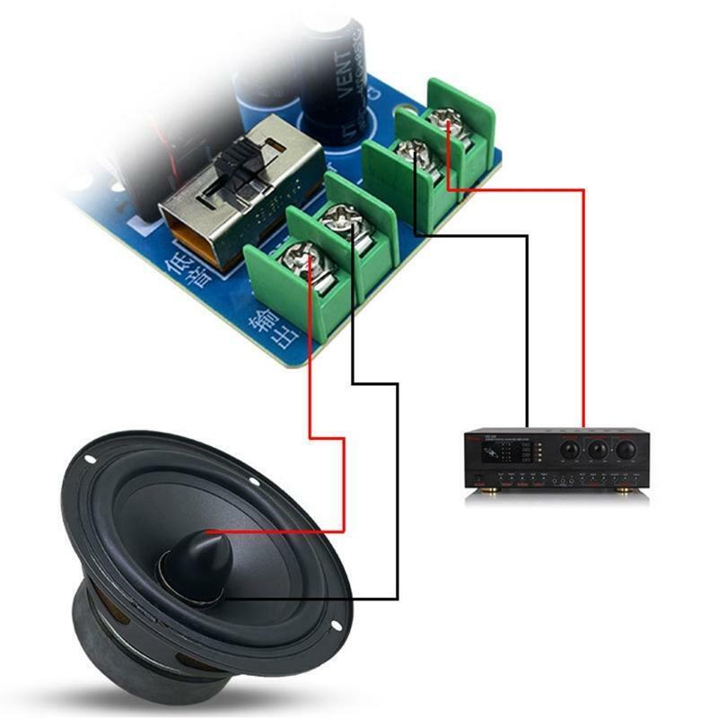 Adjustable Treble/Bass Frequency Divider Distributor Coaxial Speaker 200W
