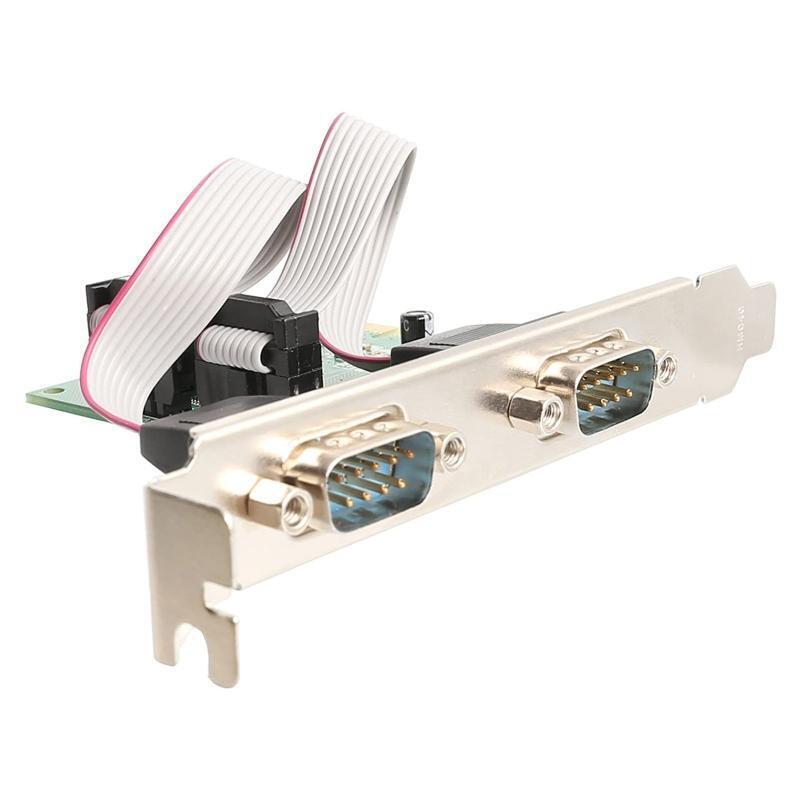 PCI-E to Dual Serial Combo Card RS232 PCI Express PCIe Adapter Card 2.5Gb/s