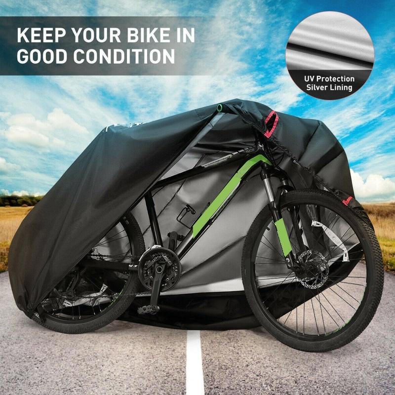 Bike Cover Waterproof 210D OXford Cloth Anti-uv Rain Proof Protector
