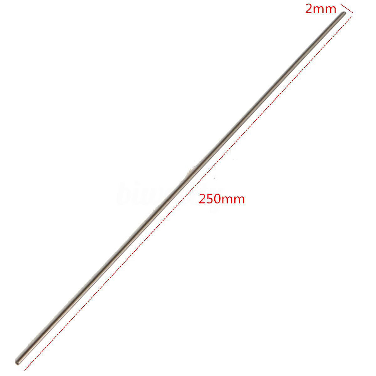10Pcs 2×250mm Titanium 6al-4v Round Bar Rod 078'' x 10'' Ti Gr.5 Welding Grade 5