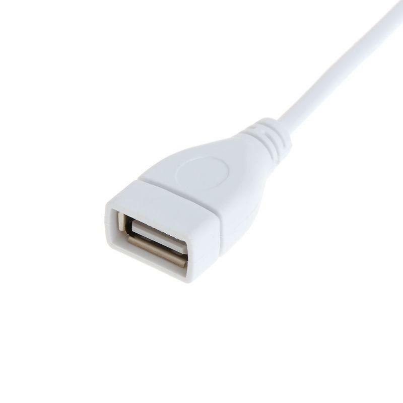 USB cable New 28cm USB 2.0 A Male to A Female Extension Extender White Cable ON