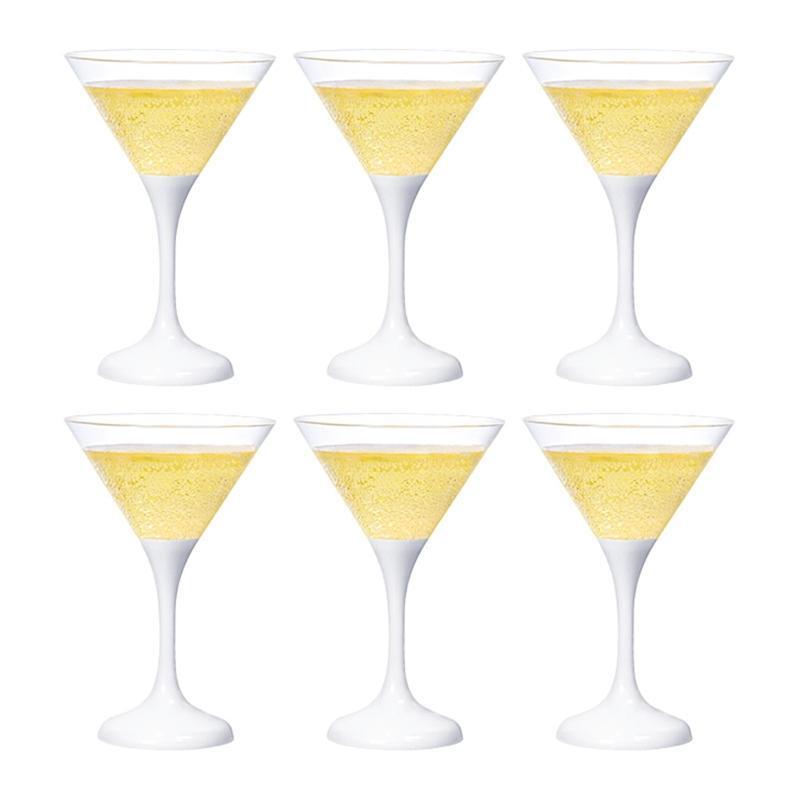 6 pcs LED Light Up Flashing Wine-Goblet Wine Glasses Gift Exquisite Workmanship