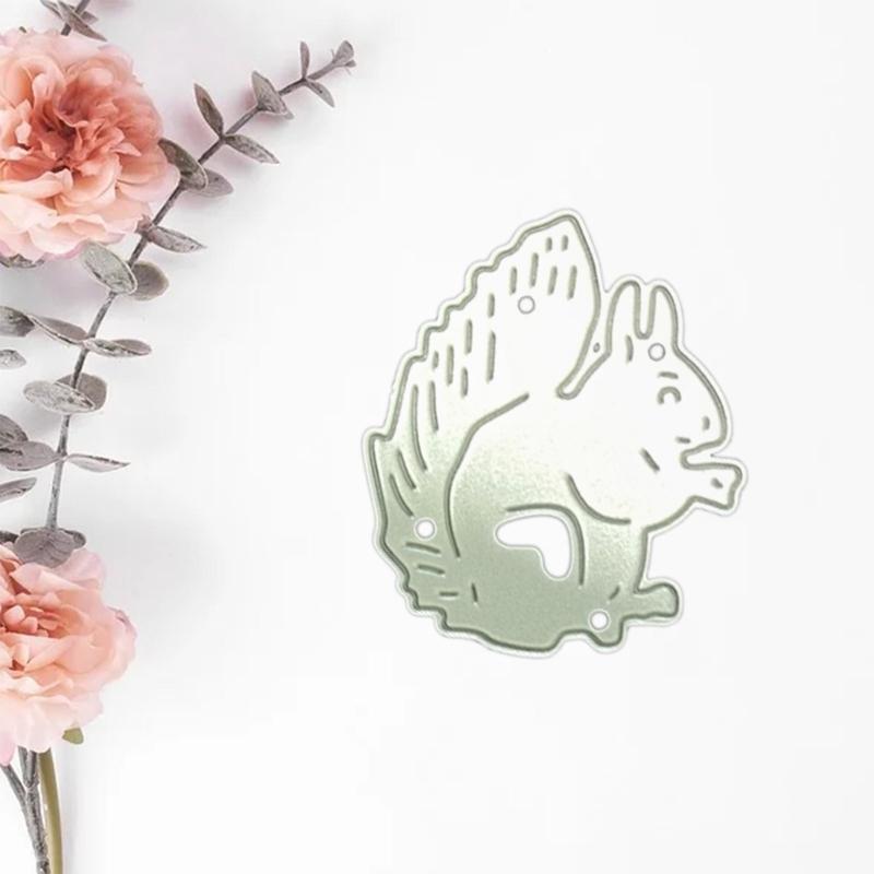 Chipmunk Die Cuts Templates for Invitation Gift Card Making DIY Scrapbooking