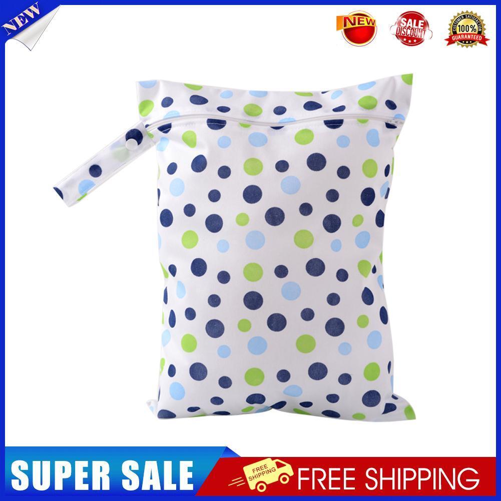 Baby Diaper Bags Character Print Changing Wet Bag Baby Cloth Diapers