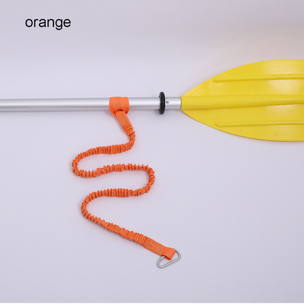Fishing Rod Pole Coiled Lanyard Cord Tie Rope Rowing Boat Parts (Orange)