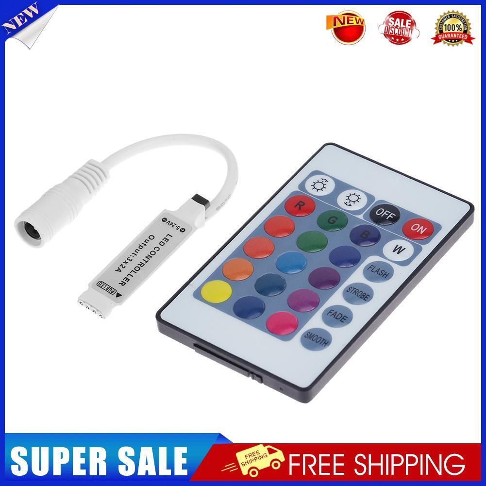 5-24V 24 Keys IR Wireless RGB Controller Remote Controller for LED Strip