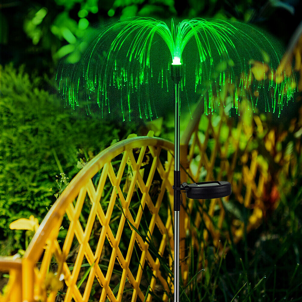 Solar Jellyfish Lights RGB Color Changing Waterproof Outdoor Ground Lamp