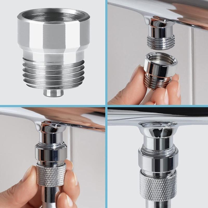 2 Pcs Shower Water Saver G1/2'' Flow Control Valve for Hotel Bathroom Toilet