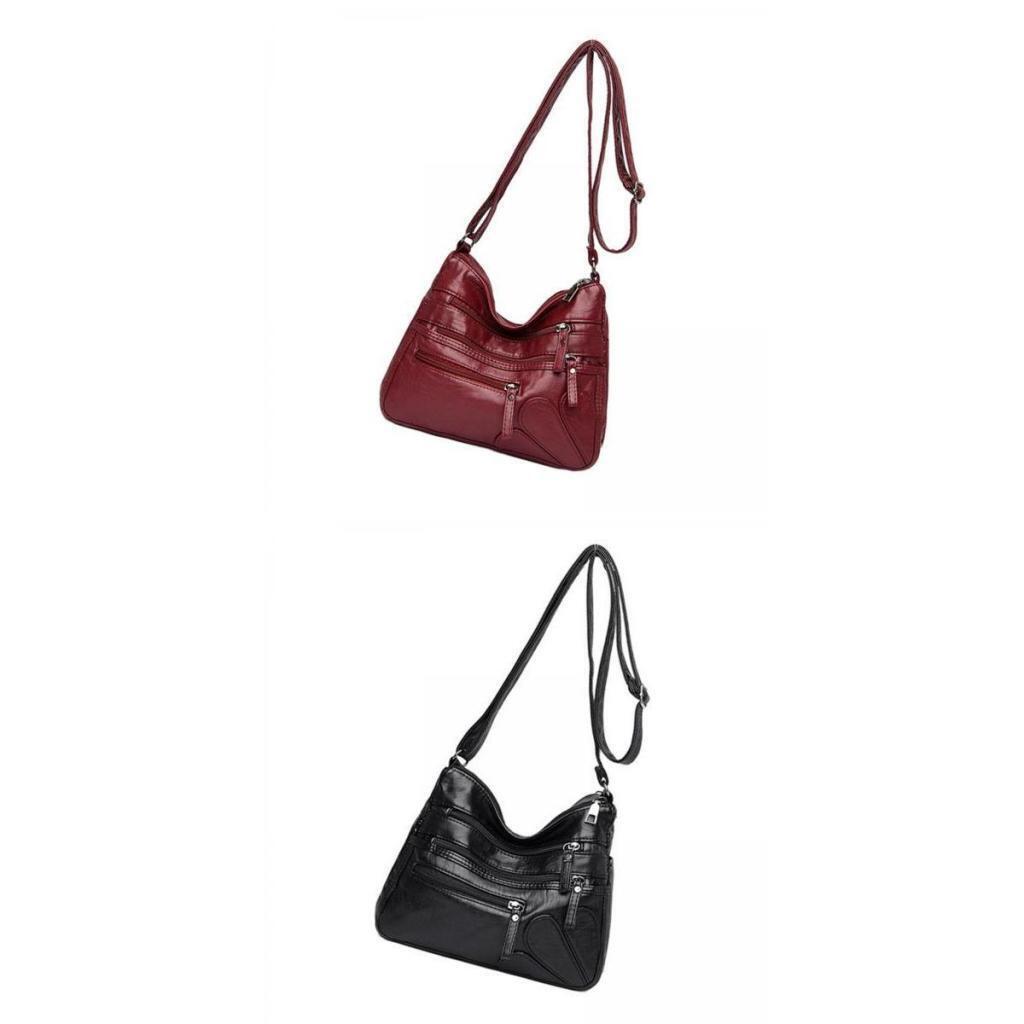2 x Women Shoulder Bag Fashion Crossbody Purse Handbag for Working Business