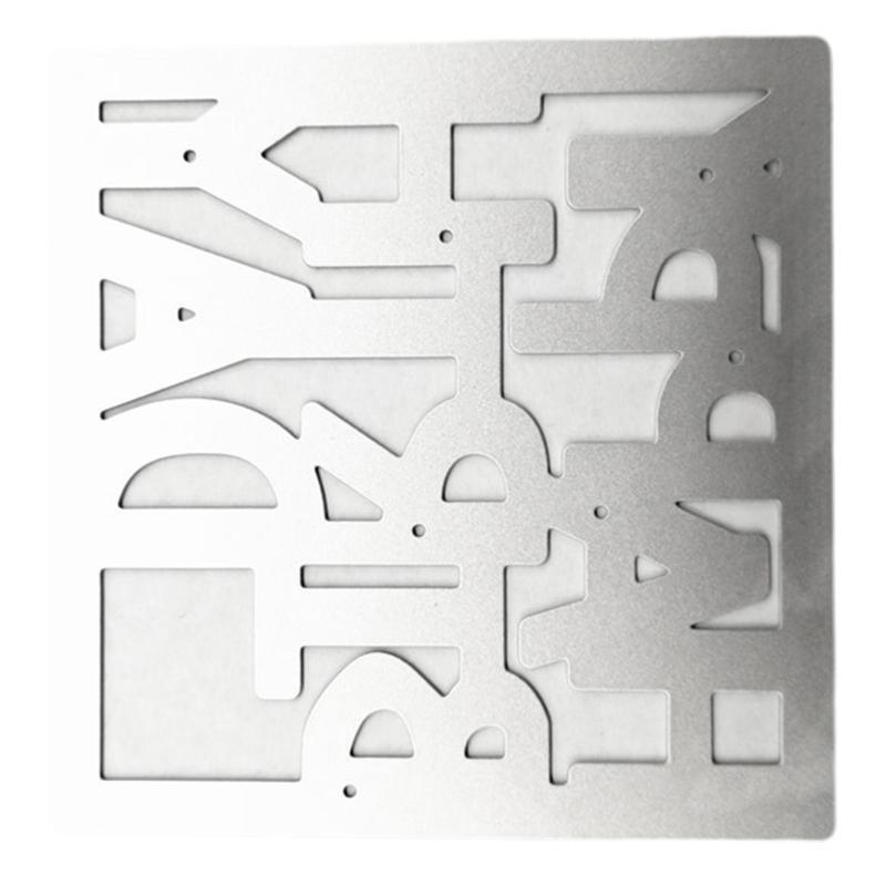Irregular Birthday Letter Metal Cutting Dies Stencil Scrapbooking DIY Album Card