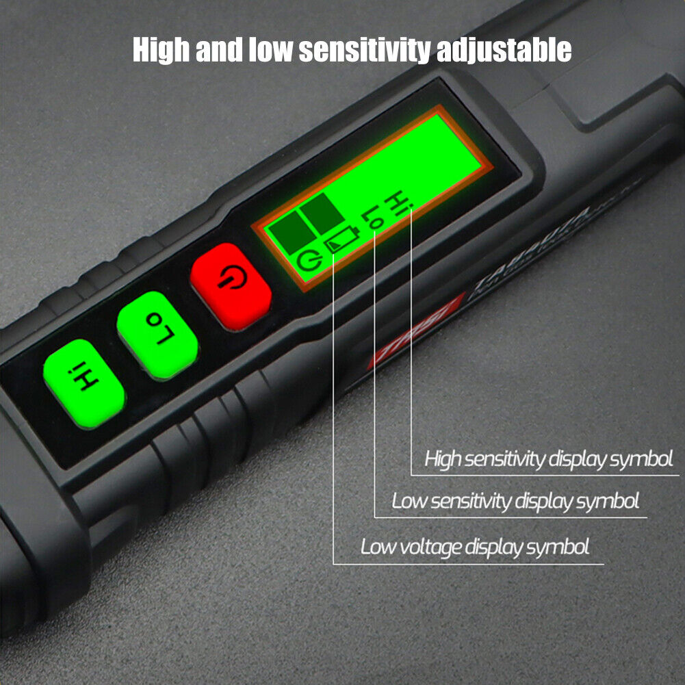 Portable Gas Detector Pen Leak Detector with Visible Audible Alarm Monitor