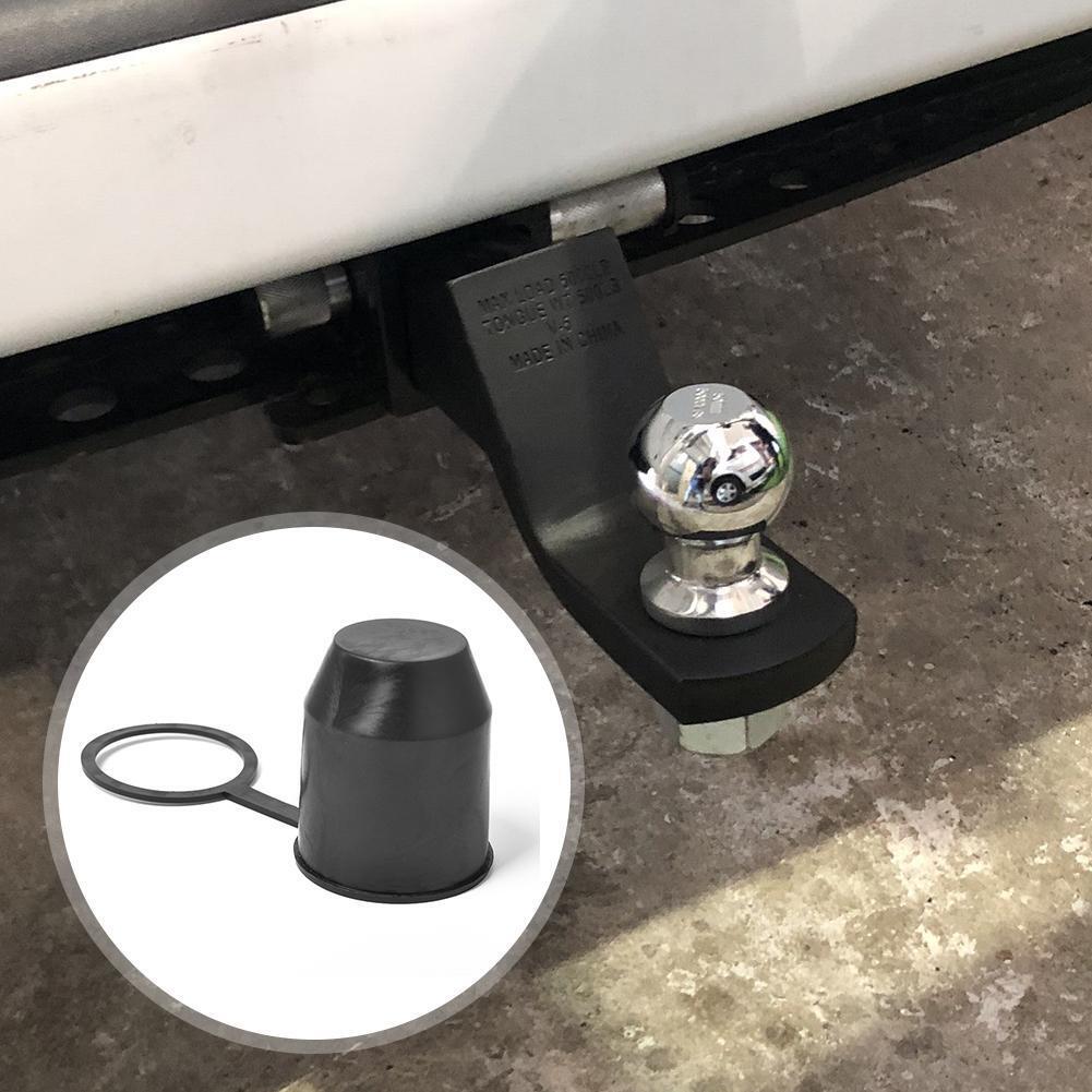Universal 50mm Auto Tow Bar Ball Cover Cap Hitch Caravan Trailer Protection
