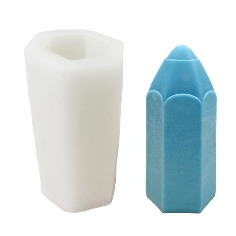 Crayons Shaped Candle Silicone Moulds Handmade DIY Baking Mold Plaster Soap Mold