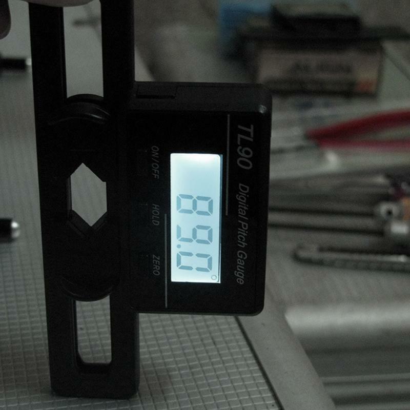 Compact Pitch Gauge with LCD Display Main Blade Digital Pitch Gauge Tl90 Useful