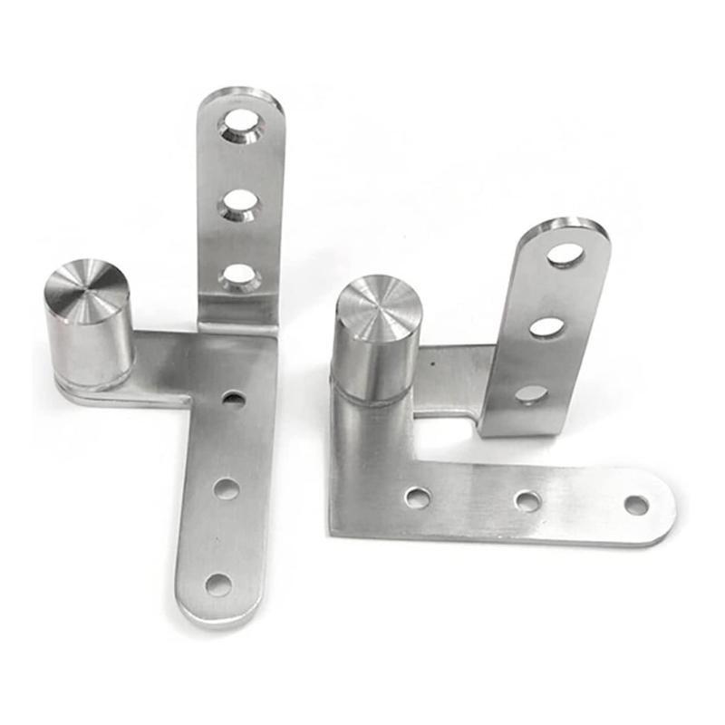 Stainless Steel Door Hidden Hinges Adjustable Top & Bottom Pivoted Hinges