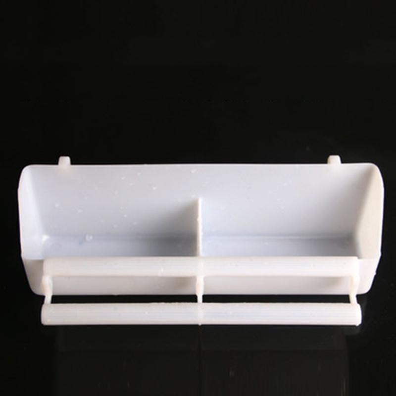 Parakeet Plastic Water Food Container Parrot Birds Feeding Bowl Poultry Feeder