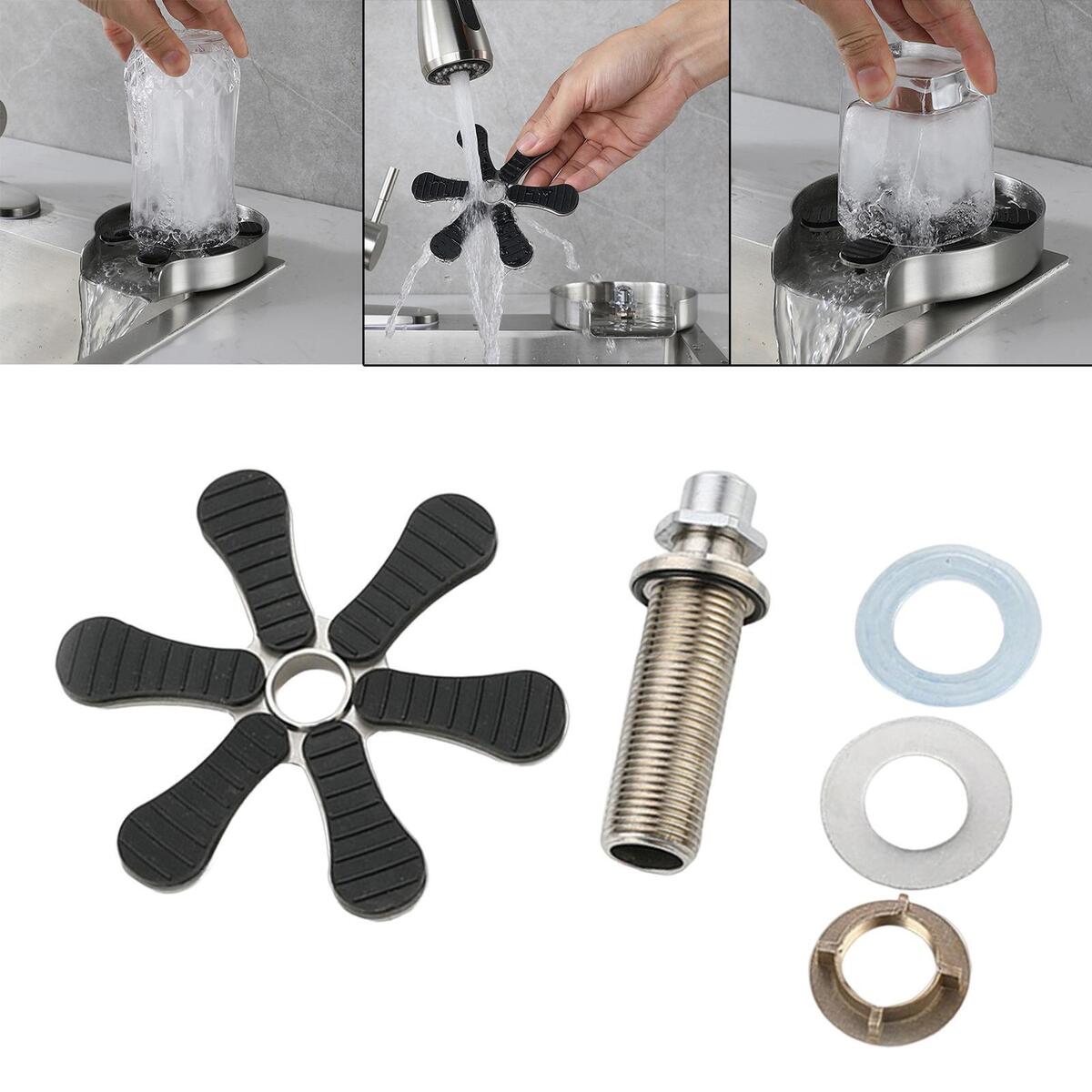 Sink Faucet Glass Rinser Accessories DIY Replacement Professional Easy Use