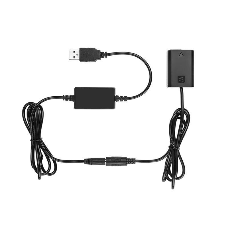 USB to FW50 Power Adapter AC-PW20 DummyBattery for 7 a7 a7S a7II a7R A3000 A5000