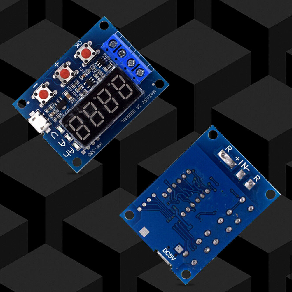 HW-586 Digital 18650 Lithium Lead-Acid Battery Capacity Tester Board Module