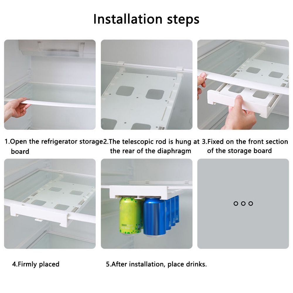Beer Soda Food Holder Storage Rack Can Dispenser Storage Organizer Rack