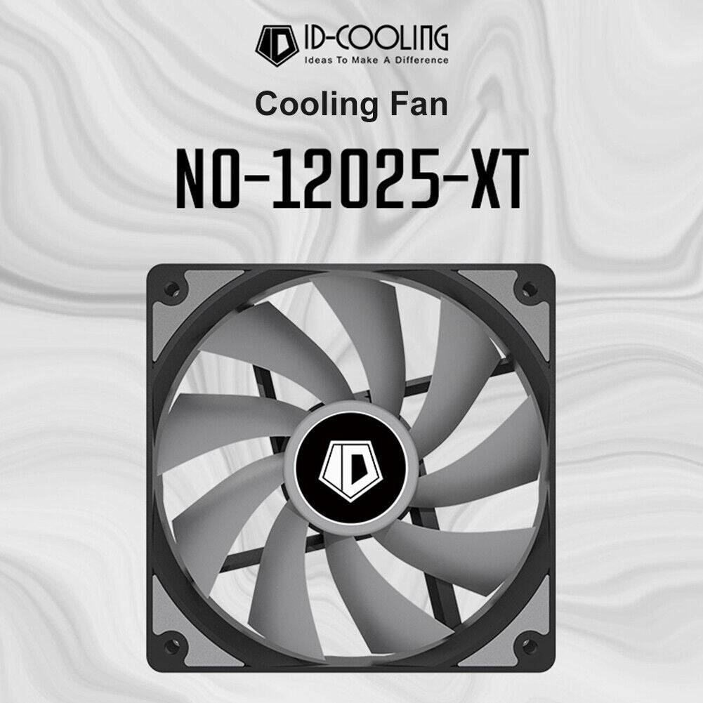ID-COOLING 120mm CPU Cooler DC 12V 1800RPM PC Case Radiator Air Cooling Fan