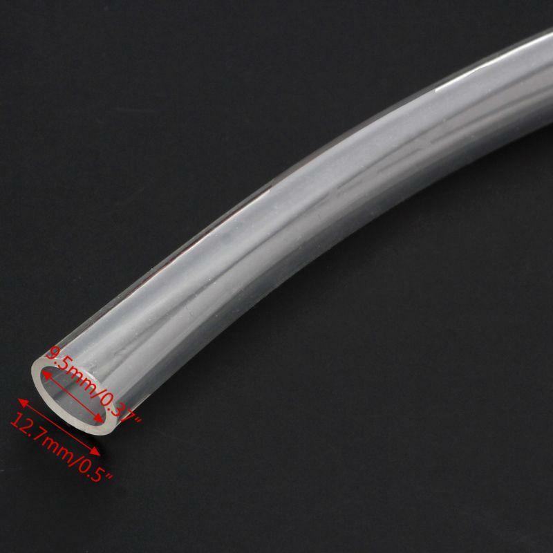 2m High Quality Transparent Soft Plumbing Hoses PVC Tube 9.5X12.7mm Pipe Water