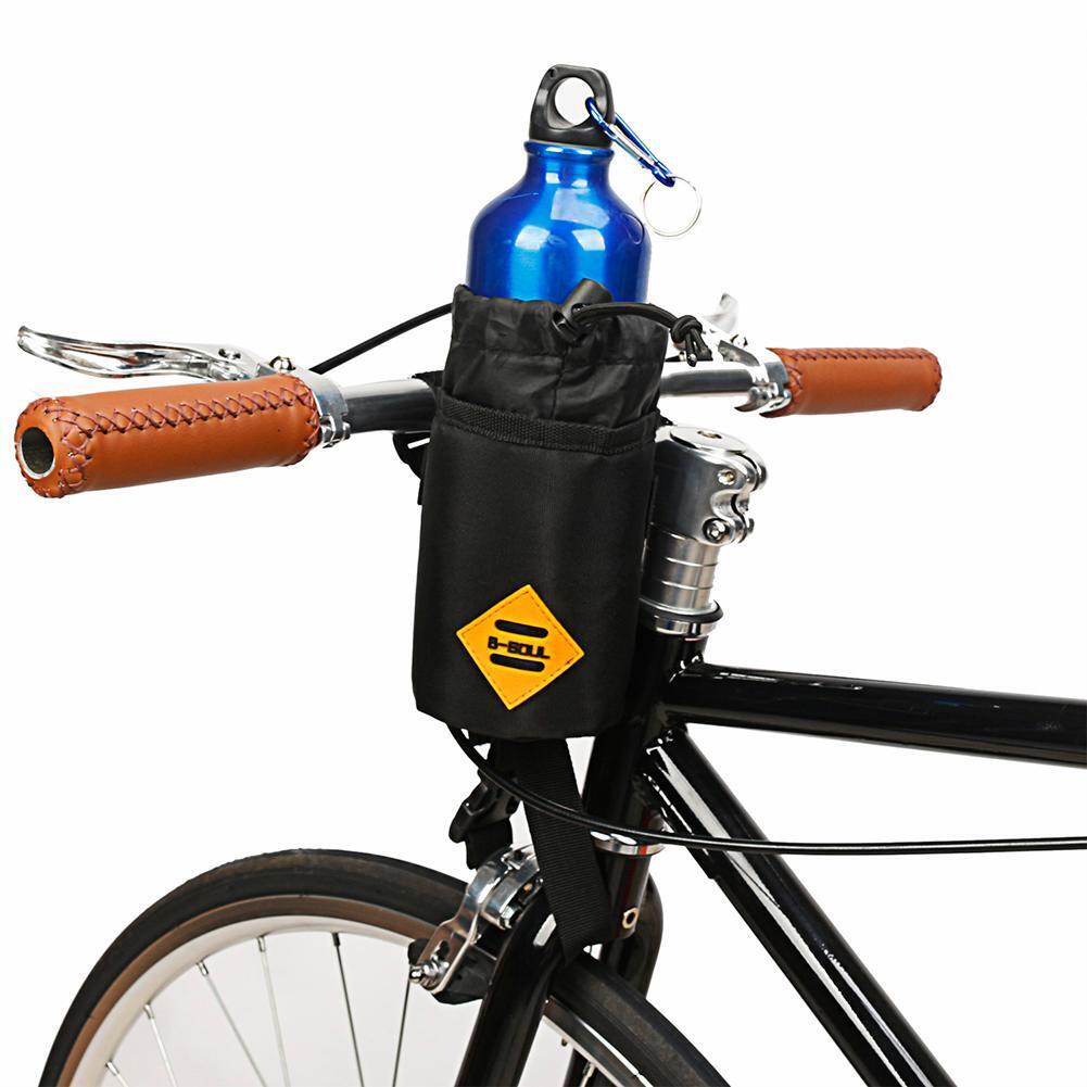 B SOUL Road Bike Front Handlebar Water Bottle Insulation Bag Pouch (M)