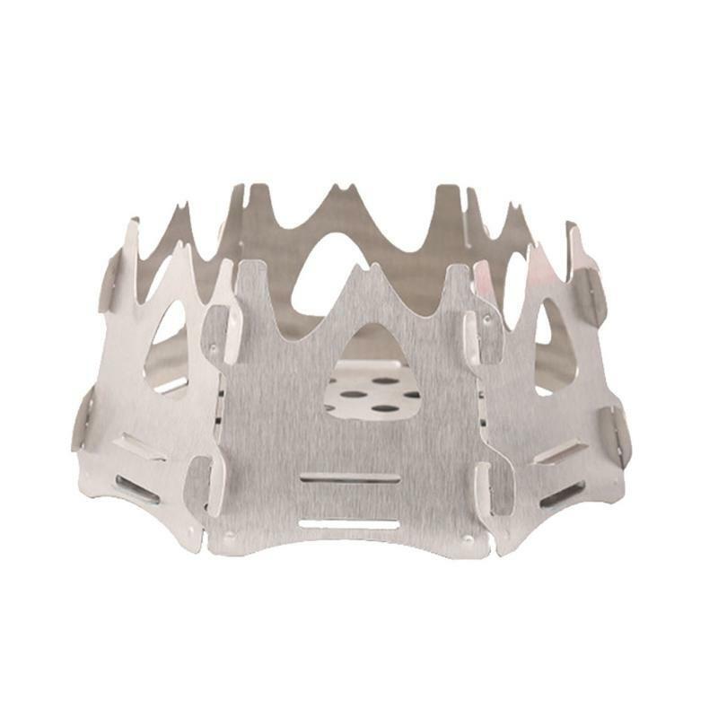Folding Wood Stove Portable Camping Stove for Outdoor Picnic Hiking Cooking