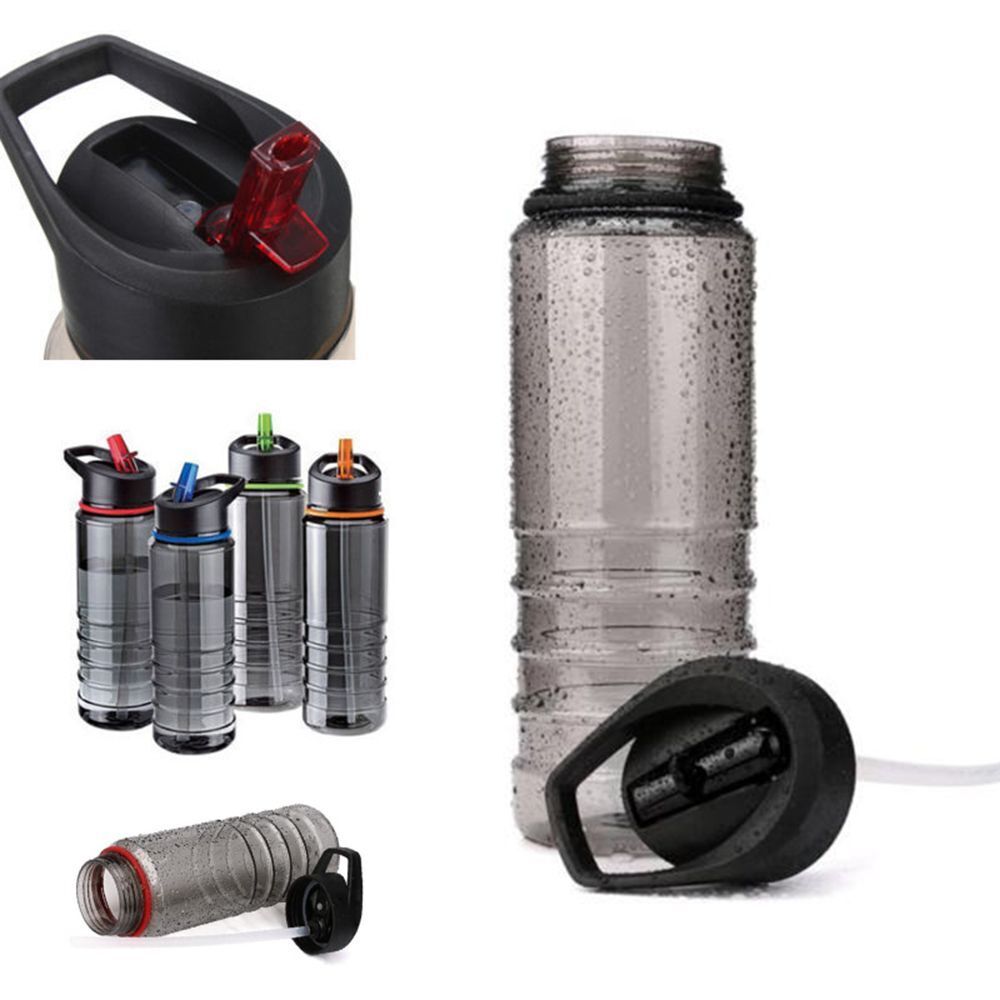 Camping with Lid Outdoor Sport Straws Drink Mugs Bicycle Cup Bike Water Bottle