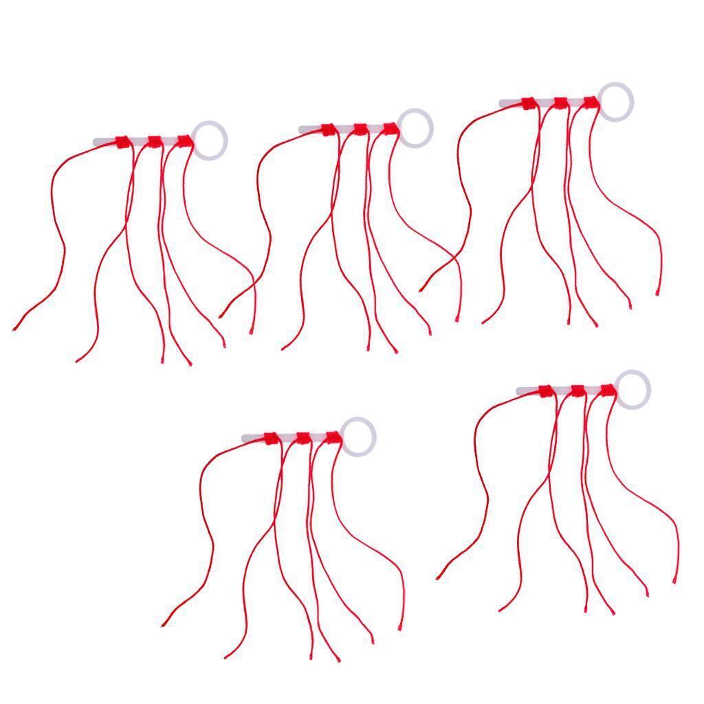 6pcs Bobber Stop Knots Strong Diplonema Braided String Rope Fishing Tackle - L