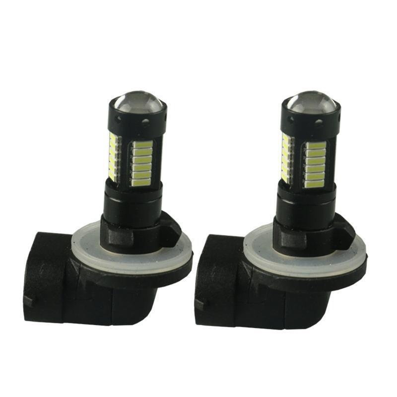 DRL Lamps Bulbs LED Replacement Bulbs White Car Fog Lights 4014 880 881 889 H27
