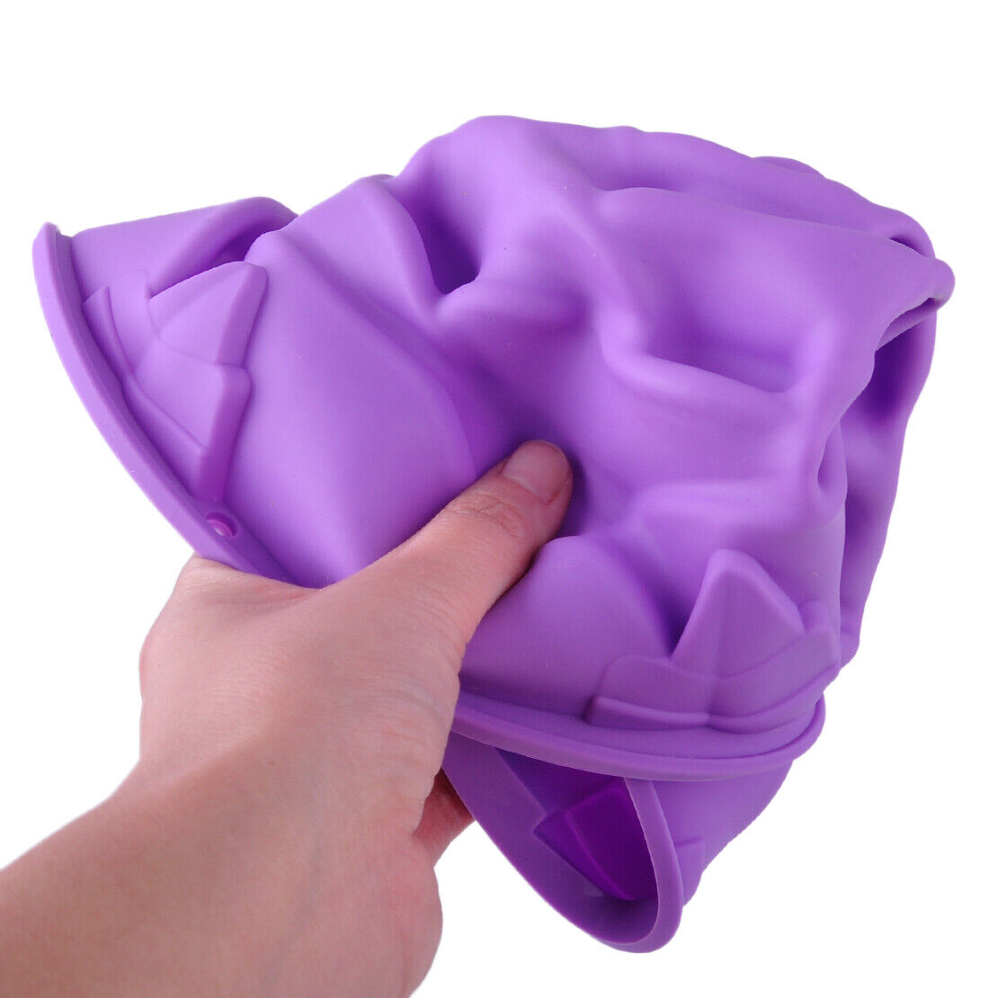 9" Big Silicone Rose Flower Cake Baking Pan Mold Bread Bake Mould Tray DIY Li
