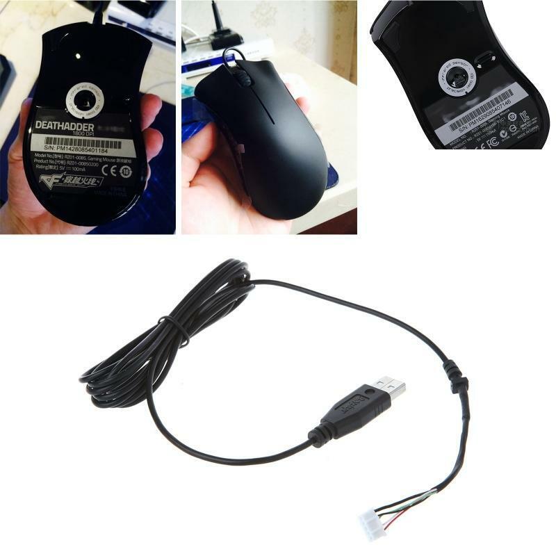 Soft Durable Mouse Line Replacement For Razer DeathAdder 2014 1800DPI Mouse 2m