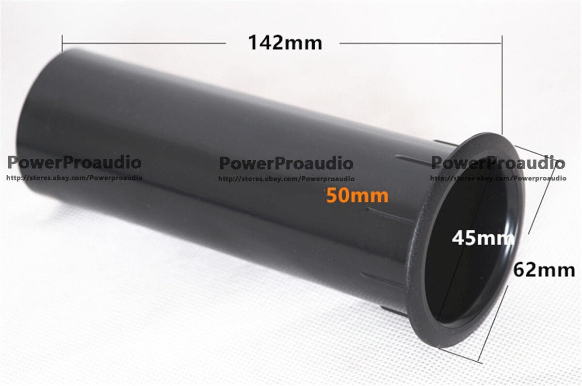 2pc 4"/5"/6.5" Speakers Port Tube Subwoofer Bass Tube Vent 2x5.5inch (50x142mm)