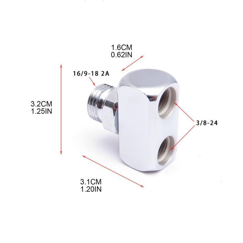 Scuba Diving 9/16-18 to 3/8-24 Hoses Connector Diving Regulator Acces